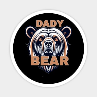 Dady bear style t shirt Magnet